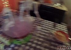 step mom and ally's step daughter almost caught by step dad