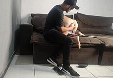 i'm shocked, esposa does everything the cop wants to save her husband from arrest