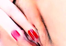 Menina virgem se masturbando, Milla Santiago touches her big tits and ass in this sexy amateur scene.