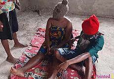 Two Big Cocks Pamper Big Ass Wife In Backyard!