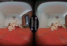 Solo Gal Atisha Masturbating With Toys At Home In Vr