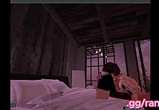 Yo, just banging my white girlfriend hard in Roblox, it's wild!