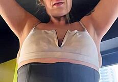 Halloween gym fantasy turns heads with revealing costume