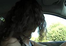 Syren de mer's shaved pussy and tits get interracial handjob and cumshot on cougar hunt.