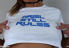 Ariel Andrews Teases With Panties And Lingerie In This Intriguing Softcore Scene