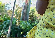 wifey goes out braless in summer dress 😍