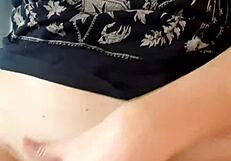 Miranielt's first video: masturbating while watching neighbor bathe in the shower.