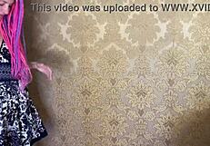 we film a crazy vacation video with spanking