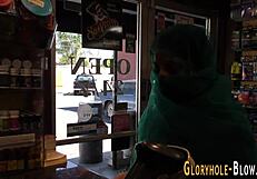 Islamic Babe Sucks at Gloryhole