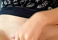 Miranielt's first video: masturbating while watching neighbor bathe in the shower.