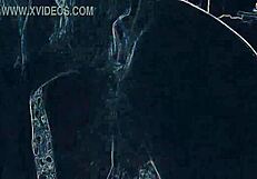 in the night club, feeling the intense ass licking and blowjob under the lights