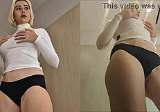 no bra try on haul, wanna see upskirt panties?