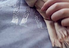 I whisper, 'look at my tits' in the public garden, then pee in my tight pants