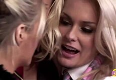 school class becomes wild with blonde teacher and dean