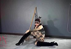 Regina Noir As Velma Dinkley Parodies Witch Roleplay In Old House