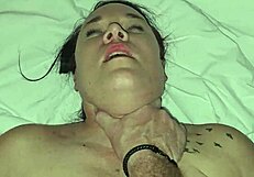 Cheating Slut Wife Gets Creampie After Pussy Licking