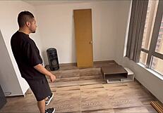 i’m stunned watching beautiful jennie bang the locksmith in her underwear.