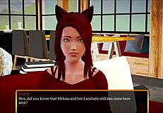 My New Family Plays Game with Big Tits