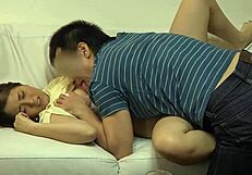 asian amateurs start with blowjob, then fuck using toys