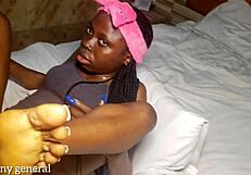 Oh wow, ebony general gets hot blowjob from vera before fucking!