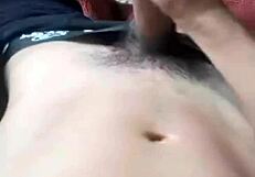 Young latina masturbates in bed, then again to start day