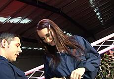 Two Euro sluts dive into wild group sex with stiff cocks.