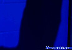 Ripped hunk masturbates solo