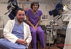 jackies banes’ gyno exam caught on hidden cam by nurse lilith rose