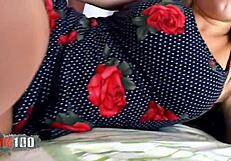 Priscilla Pratz fucks roughly with big tits bouncing