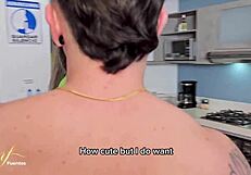 big titty goth girl in black spiderweb lingerie has suck and fuck quickie