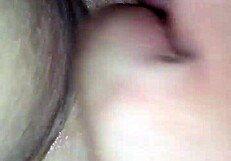 my wife spreads her pussy wide and plays with a dildo in this intimate video