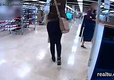 luscious czech chick gets seduced in mall and plowed in pov.