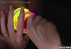 kendall karson giving a jerk off with oiled hands