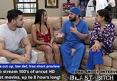 Can Mia's pussy handle the blast while brother watches POV?