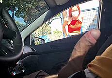 Public outdoor search for information in the car