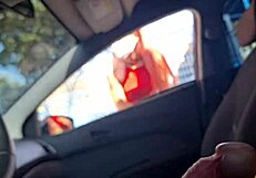 Public outdoor search for information in the car