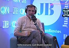 Big tits milf Antonella Jones rides a massive bbc during steamy homemade podcast