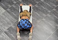 nerd boy convinces milf neighbor karen sleent to train and fuck him outdoors, then indoors with cum in mouth