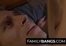 FamilyBangs com ⭐ Sis Khloe Kapri craves stepbro Michael Vegas’ dick in sneaky sleepover sex.