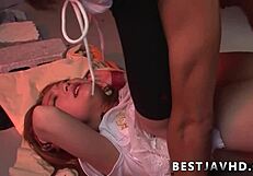 Sana Anzyu delivers unmatched blowjob skills and intense fucking in uncensored JAV. Her oral mastery shines through every scene.