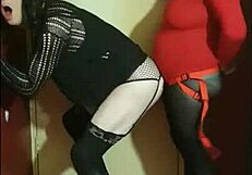 Crossdresser Engages In Ass To Mouth With Toys.