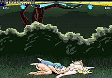 fairyfighting tiki and tiki lick pussies to orgasm in game
