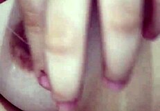 Filipina girlfriend loves being horny and masturbating solo for her friend.