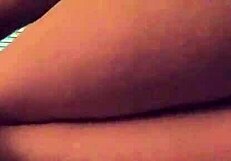 My athletic wife teases strangers in the sauna while hidden