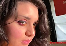 18 year old slut deepthroats my cock & gets a big facial