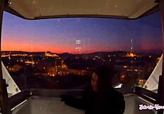 cute petite girl rides big cock in budapest