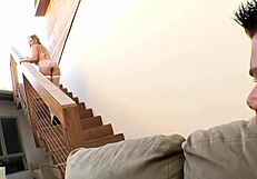 Kelly Leigh's Blonde Pussy Opened