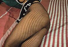 The Beautiful Housemaid Interacts With Her Owner's Son In An Intimate Setting