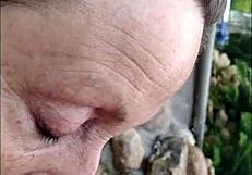 POV Hotwife Candi Annie Milks Cock at Nudist Resort Pool