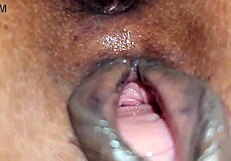 Asian legs up, wet pussy ready! 😏